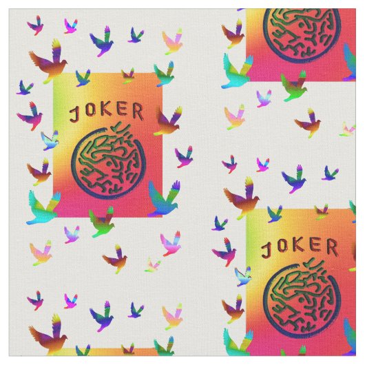 Joker Dreams Fabric Stof (Close Up)