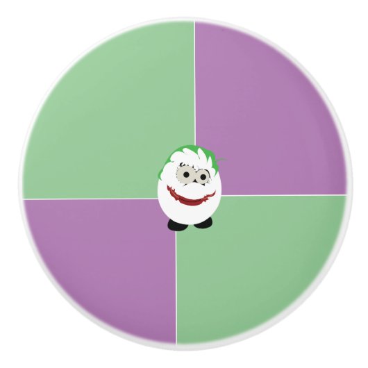 Joker Egg Ceramic Knob Keramische Knop (Voorkant)