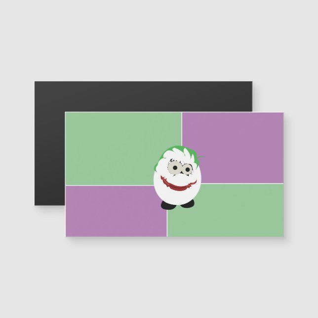 Joker Egg Magnetic Visitekaartjes (Voorkant / Achterkant)