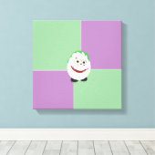 Joker Egg Wrapped Canvas Afdruk (Insitu (Houten vloer))
