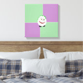 Joker Egg Wrapped Canvas Afdruk (Insitu (Slaapkamer))