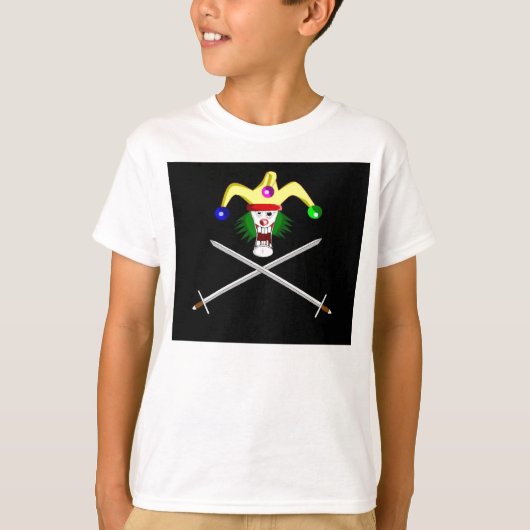 Joker en gekruiste swords t-shirt (Voorkant)