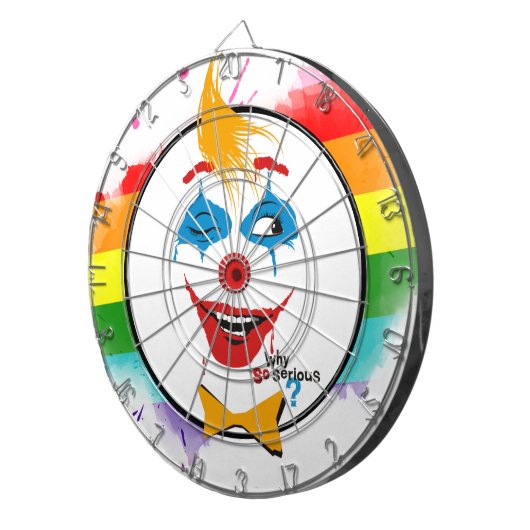 Joker face Creative Dart Board Dartbord (Voorkant Rechts)