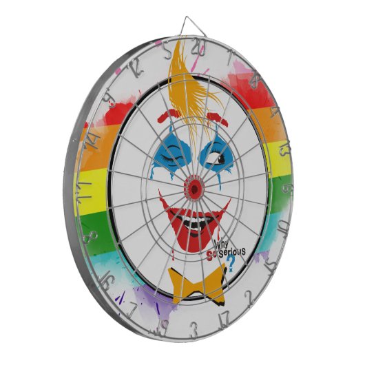 Joker face Creative Dart Board Dartbord (Voorkant Links)