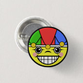 Joker Face Ronde Button 3,2 Cm (Voorkant /achterkant)