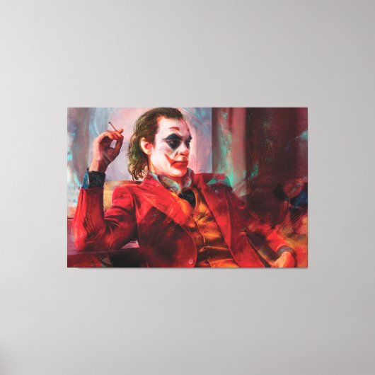 joker film Premium Wrapped Canvas (gloss) Afdruk (Voorkant)