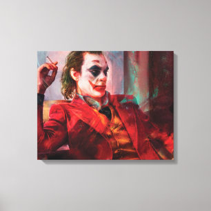 joker film Premium Wrapped Canvas (gloss) Afdruk