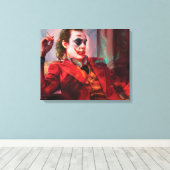 joker film Premium Wrapped Canvas (gloss) Afdruk (Insitu (Houten vloer))