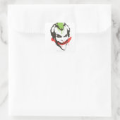 Joker Graffiti Vierkante Sticker (Tas)