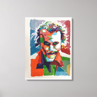 Joker handgeschilderd door Mark Elsen Canvas Afdruk