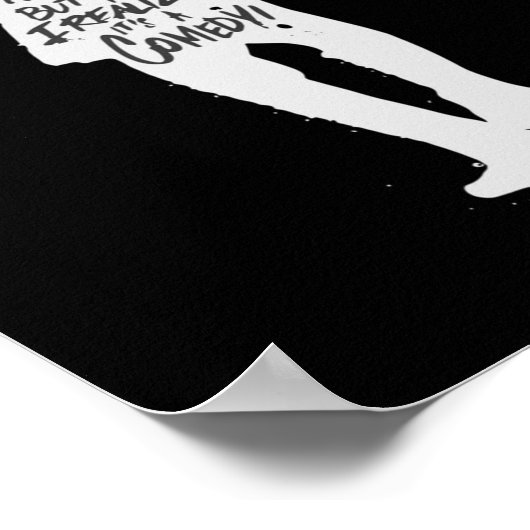 Joker ik dacht altijd dat mijn leven een tragedie poster (Hoek)