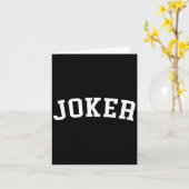 Joker  kaart (Gele Bloem)