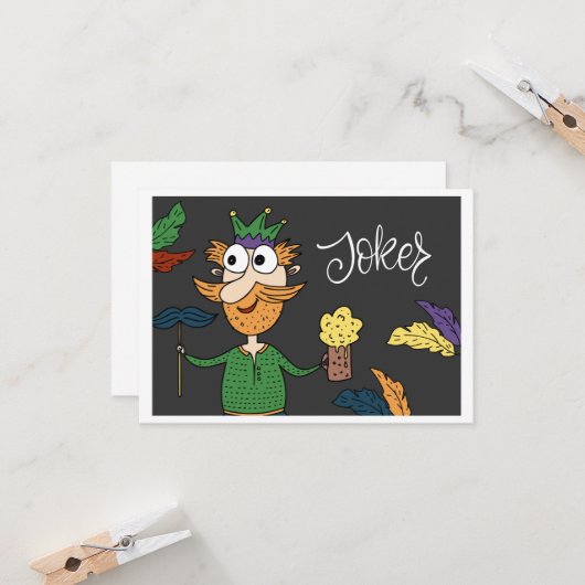 Joker Kaart (Voorkant / Achterkant in situ)