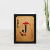 Joker Kaart Costume Halloween Deck of Cards (Voorkant)