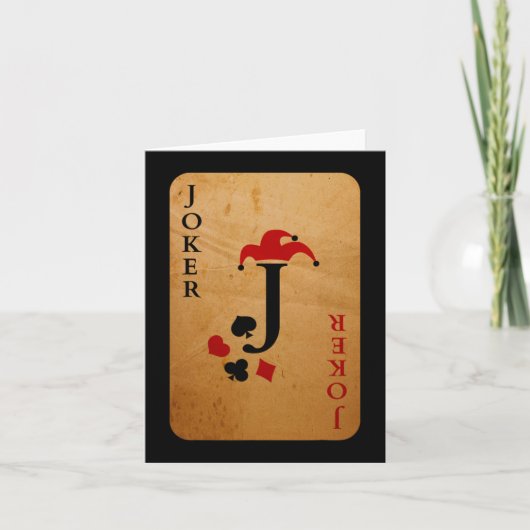 Joker Kaart Costume Halloween Deck of Cards (Voorkant)