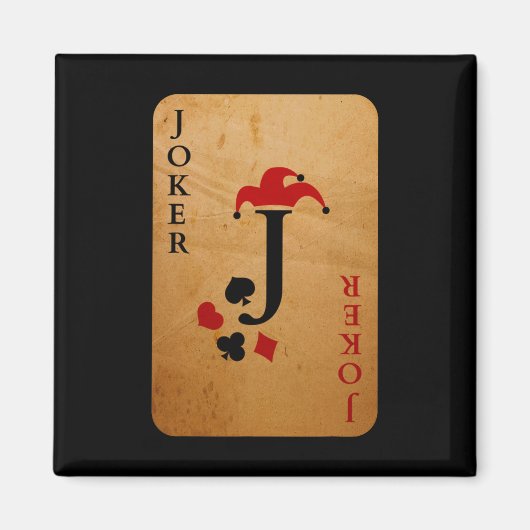 Joker Kaart Costume Halloween Deck of Cards Magneet (Voorkant)