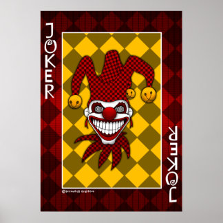 Joker kaart poster