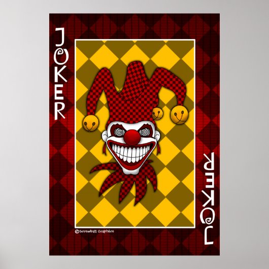 Joker kaart poster (Voorkant)