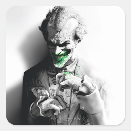 Joker Key Art Vierkante Sticker (Voorkant)