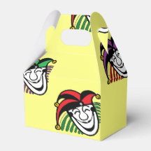 Joker kleurrijke petten patroon geel