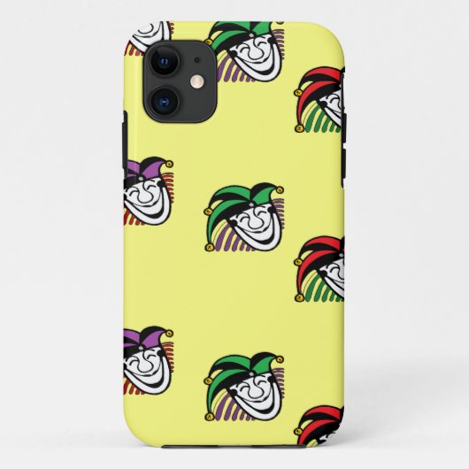 Joker kleurrijke petten patroon geel Case-Mate iPhone case (Achterkant)