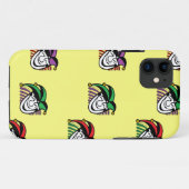Joker kleurrijke petten patroon geel Case-Mate iPhone case (Achterkant (horizontaal))