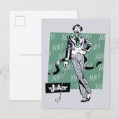 Joker met Golf Club Briefkaart (Voorkant / Achterkant)
