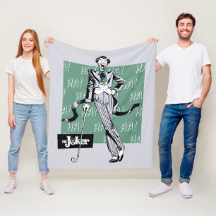 Joker met Golf Club Fleece Deken