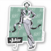 Joker met Golf Club Sticker (Voorkant)