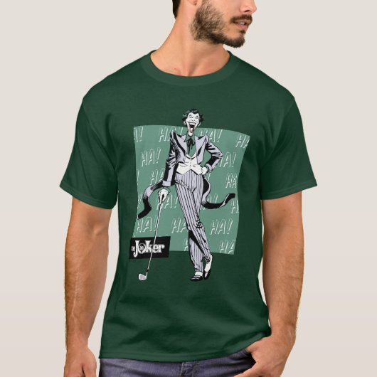 Joker met Golf Club T-shirt (Voorkant)