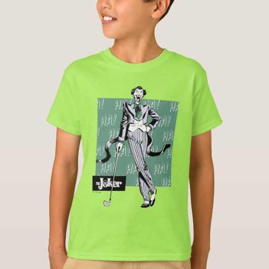 Joker met Golf Club T-shirt (Voorkant)