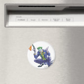 Joker met nep-pistool magneet (Insitu (Vaatwasser))