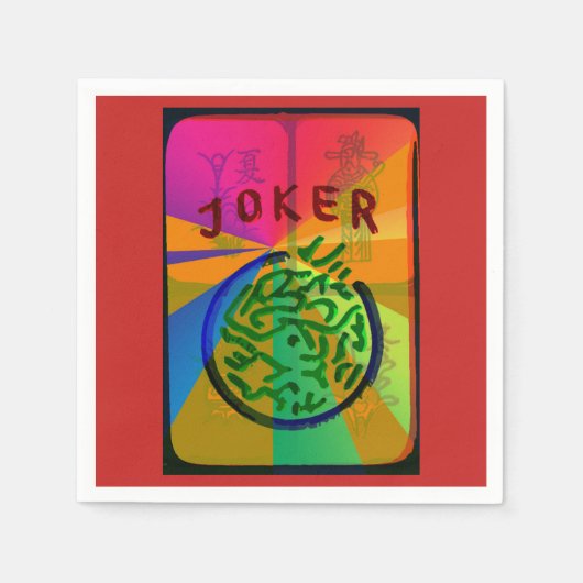 Joker Napkin Servet (Voorkant)