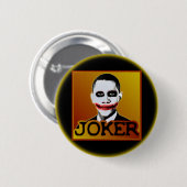 Joker Obama Ronde Button 5,7 Cm (Voorkant /achterkant)