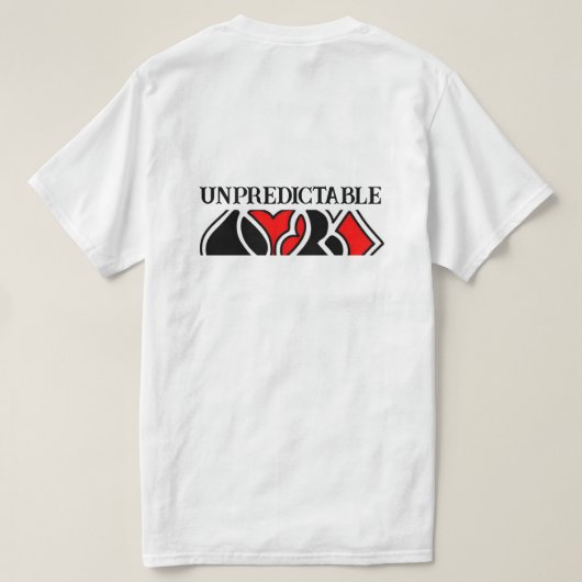 JOKER Playing Card – Wild Card King of Games T-shirt (Design achterkant)