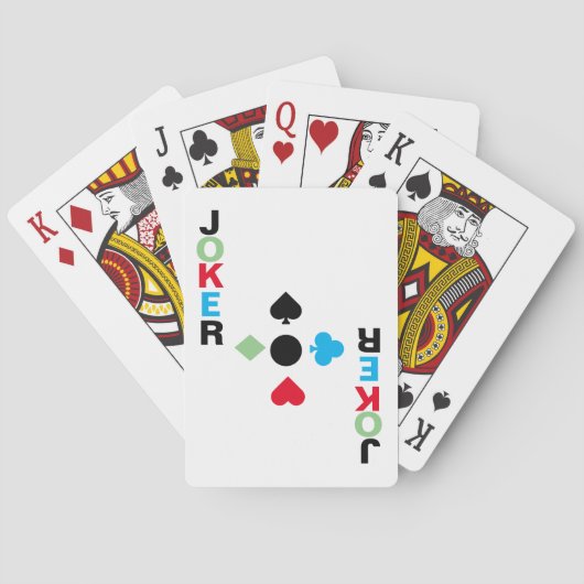 joker pokerkaarten (Achterkant)