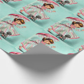 Joker Poodle Wrapping Paper Cadeaupapier (Hoek)