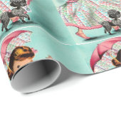 Joker Poodle Wrapping Paper Cadeaupapier (Rol Hoek)