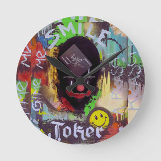 Joker Pop Art Specialiteit Ronde Klok