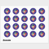 JOKER PRANKS RONDE STICKER (Vel)