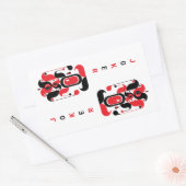 JOKER RECHTHOEKIGE STICKER (Envelop)