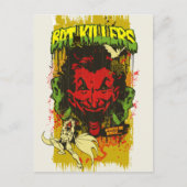 Joker Retro Comic Book Montage Briefkaart (Voorkant)