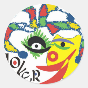 Joker Ronde Sticker
