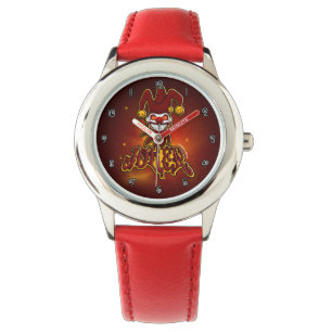 Joker (Rood) Horloge