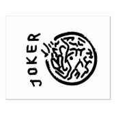 Joker Rubber Stamp Rubberstempel (Afrduk)