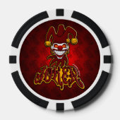 Joker Screwball Graphics Poker Chips (Voorkant)