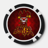 Joker Screwball Graphics Poker Chips (Achterkant)