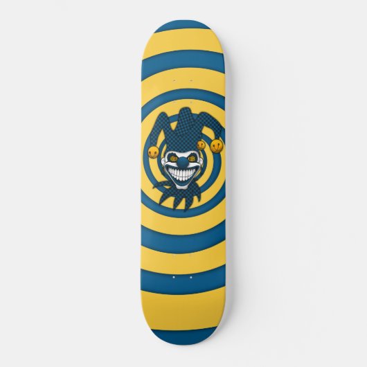 Joker Skateboard (blauw) (Voorkant)