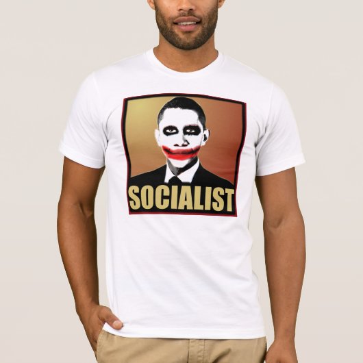 Joker Socialist Obama T-shirt (Voorkant)