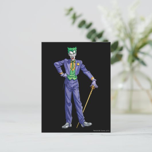Joker staat voor Cane Briefkaart (Staand voorkant)